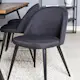 Spisegruppe Venture Home Jane med 6 Valentina Stoler Polyester