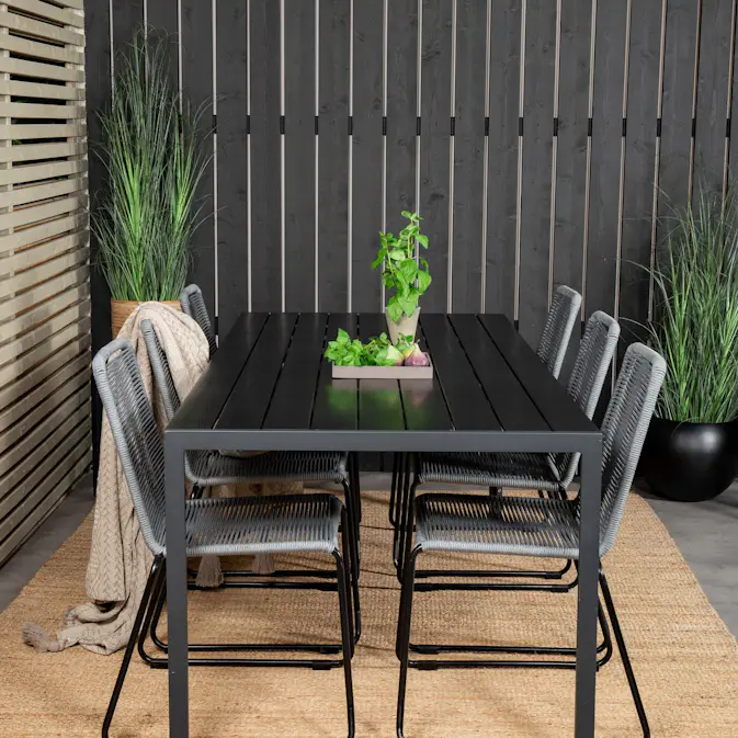 Spisegruppe Venture Home Break med 6 Lindos Stoler
