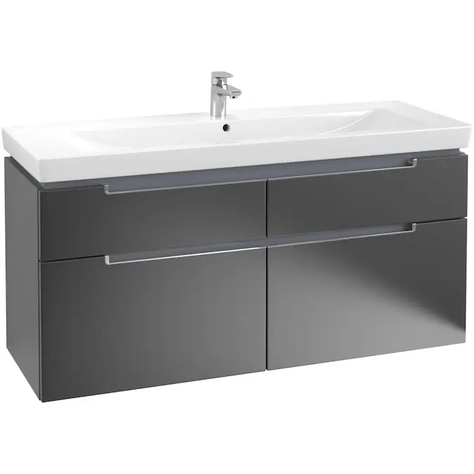 Tvättställsskåp Villeroy & Boch Subway 2.0 med 4 Lådor för Skåpstvättställ