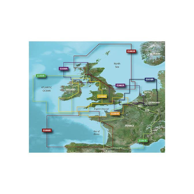 Sjøkart Garmin BlueChart g3 Europa