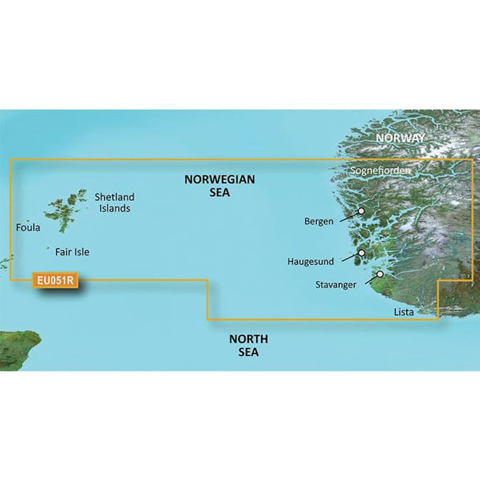 Sjøkart Garmin BlueChart g3 Europa