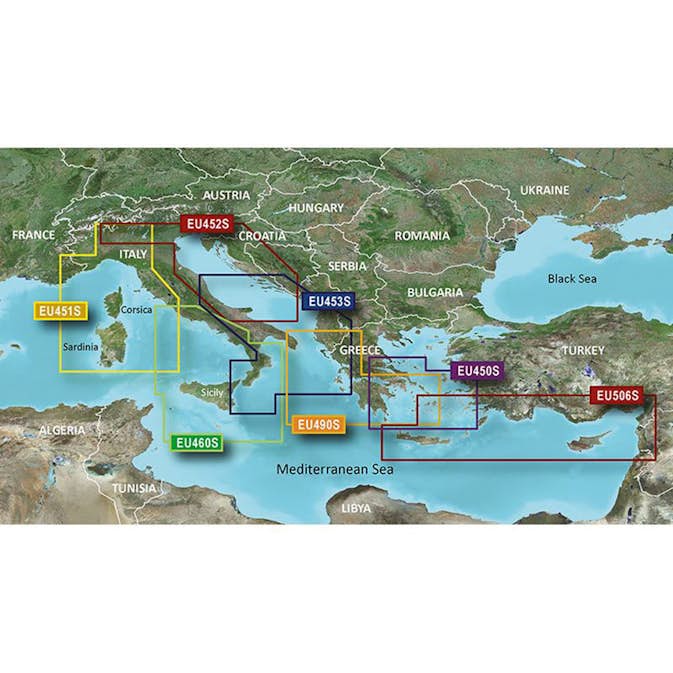 Sjøkart Garmin BlueChart g3 Europa