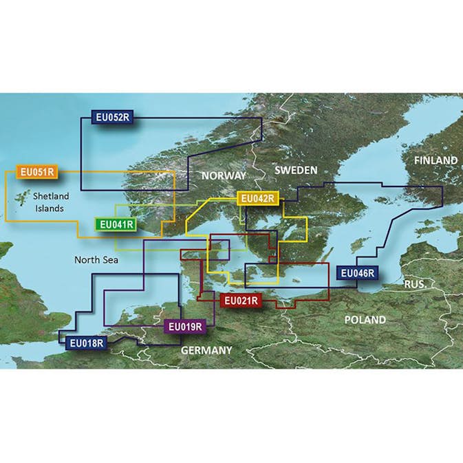 Sjøkart Garmin BlueChart g3 Europa