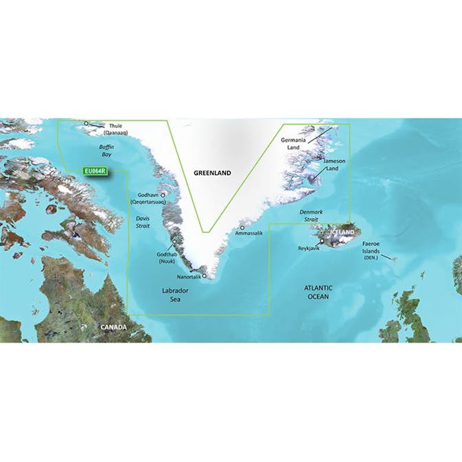 Sjøkart Garmin BlueChart g3 Nord- og Sydamerika