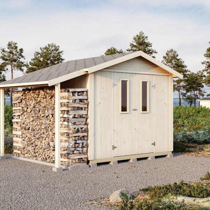 Redskapsbod Luoman Lillevilla 614 Element og Takside 5,6 m2