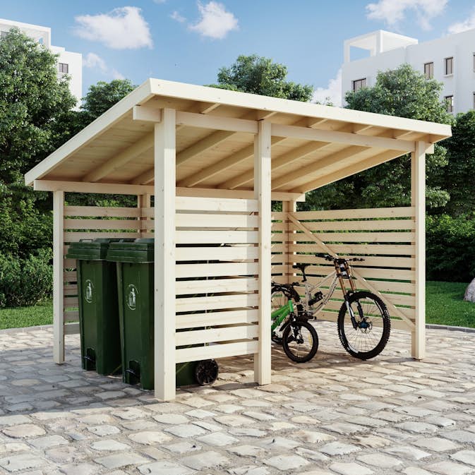 Flerbruksbod Luoman Lillevilla Korpela 5,9 m2