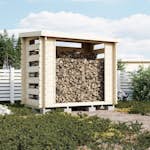 Vedskjul Luoman Lillevilla Juolukka 2,4 m2