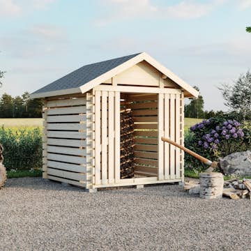 Vedskjul Luoman Lillevilla Tahko 4 m2