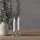 Antikklys Star Trading Flamme Kort LED 2-pk