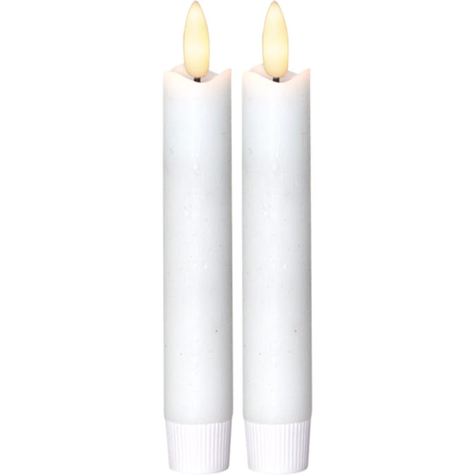 Antikklys Star Trading Flamme Kort LED 2-pk