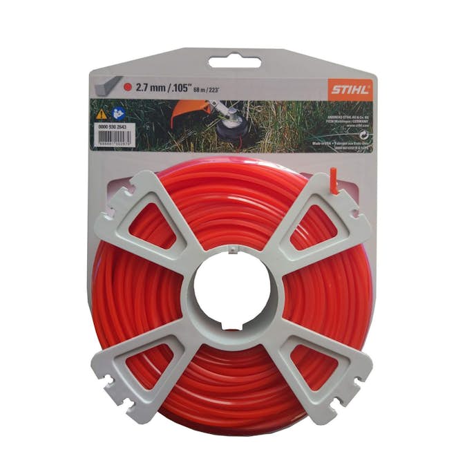 Trimmertråd STIHL Nylon Rull 2,7 mm Firkant