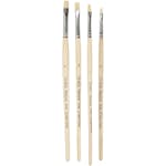 Pensler Creativ Company Natur Line Nr 00-1-2-4 Korte Skaft 4 Stk/1 Pk
