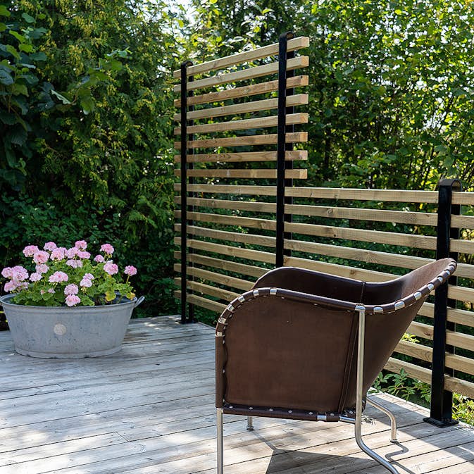 Gjerdestolpe Skotte Garden Arkad Lang