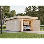 Garasje Palmako Rasmus 19 m2 med Dobbel Treport