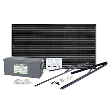 Solcelleanlegg Sunwind 185W AGM 260At