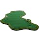 Golfmatte Lyfco Pro Chipping-area og Vannhinder 4x2m