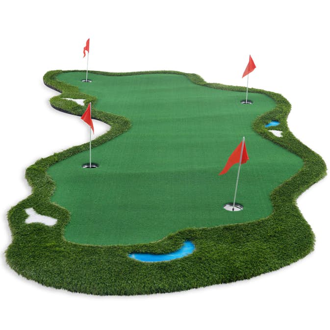 Golfmatte Lyfco Pro Chipping-area og Vannhinder 4x2m
