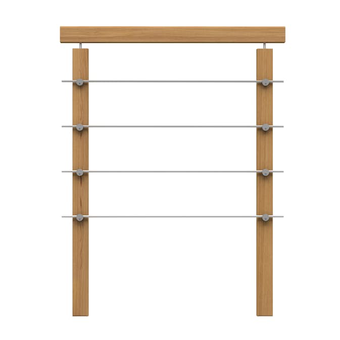 Rekkverk Dolle Lyon Horisontalt Stål