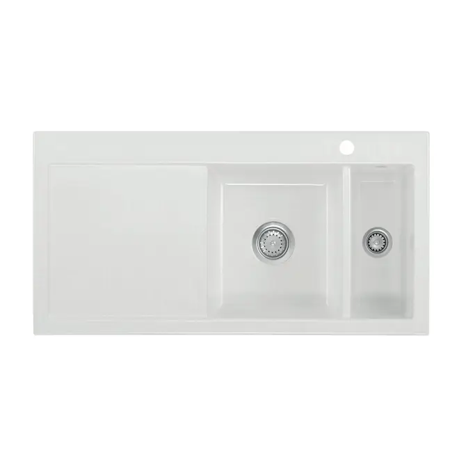 Diskbänk Lavabo Mera 100 1½ Keramik