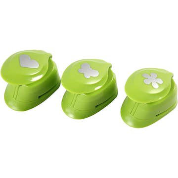 Stansejern Creativ Company Blomst Sommerfugl og Hjerte