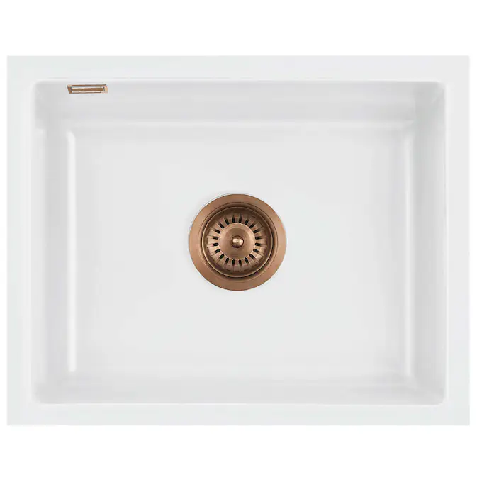 Kjøkkenvask Lavabo Mera 50 U Matt hvit