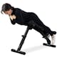 Ryggbenk Trekkrunner 210kg, 101x65x56 cm Sort