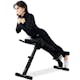 Ryggbenk Trekkrunner 210kg, 101x65x56 cm Sort