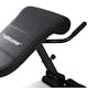 Ryggbenk Trekkrunner 210kg, 101x65x56 cm Sort