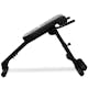 Ryggbenk Trekkrunner 210kg, 101x65x56 cm Sort