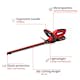 Hekksaks Einhell 46 cm med 1×18 V 2,0 Ah-batteri
