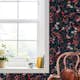 Tapet Joules Fields Edge Floral French Navy