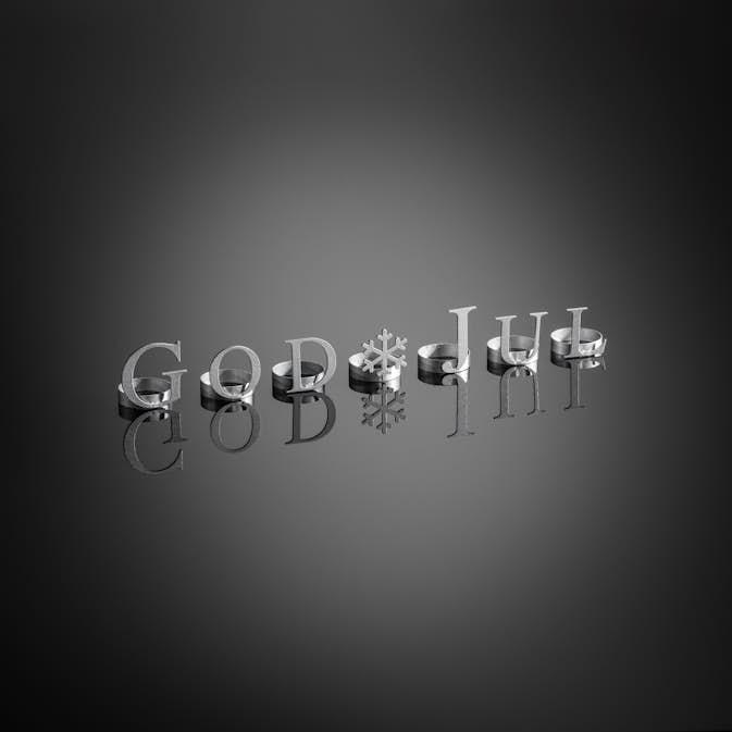 Dekorasjonsbokstaver Gnosjö Konstsmide God Jul