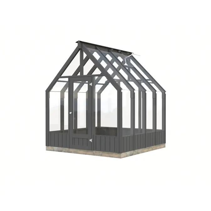 Drivhus Palmako Emilia 5,4 M2 Gråmalt