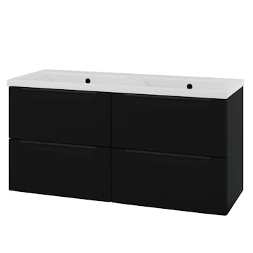 Servantskap Linn Bad Mari 120 cm Dobbel 4x60 Skuffer