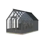 Drivhus Palmako Emilia 10,2 m² (inv. 5,4+4,0 m²)