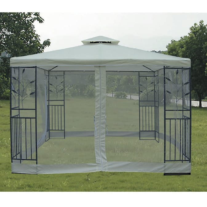 Paviljong Metalcraft med Myggnett 3x3 m