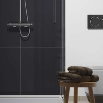 Baderomspanel Fibo 2024-6060 S Black