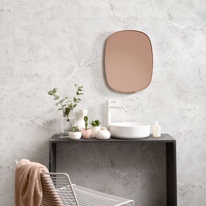 Baderomspanel Fibo 2273-6060 S White Marble