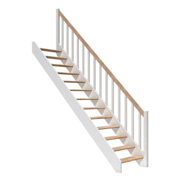 Plassbesparende Trapp Dolle Paris med Firkantet Rekkverk