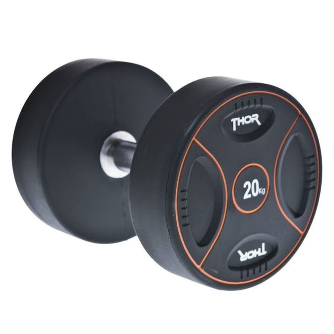 Manualer Thor Fitness svart PU-gummi