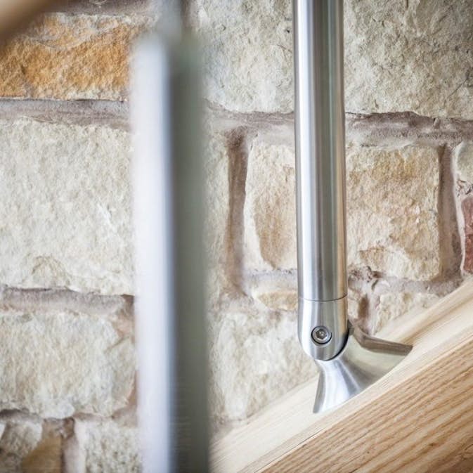 Rekkverkstolpe Herrljunga Ledstångsfabrik Justerbar Innendørs