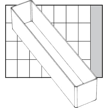 Basisinnsats Raaco Nr. A9-4 H47 mm Str 218x39 mm 1 Stk