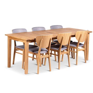 Spisegruppe Stenexpo Visby med 6 Tjörn Stoler