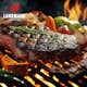 Kullgrill Landmann Grilltønne 550 Stål med Sidebord og Termometer