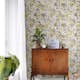 Tapet ESTAhome Blomster Oker/Beige