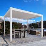 Pergola Metalcraft Motordrevet Lamelltak 3x4 m LED