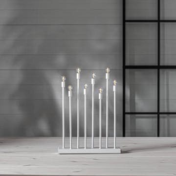 Adventstake Star Trading Ladda 8 Lys Oppladbar