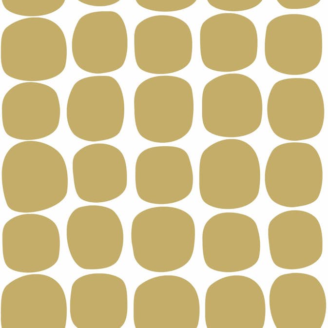 Tapet ESTAhome Grafisk Motiv Oker/Hvit