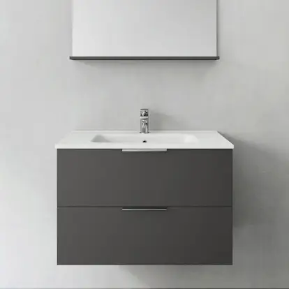 Tvättställsskåp Hafa Shape med Tvättställ