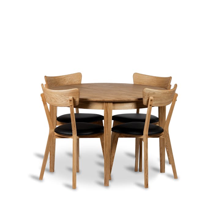 Spisegruppe Stenexpo Rönne med 4stk Växjö Stoler